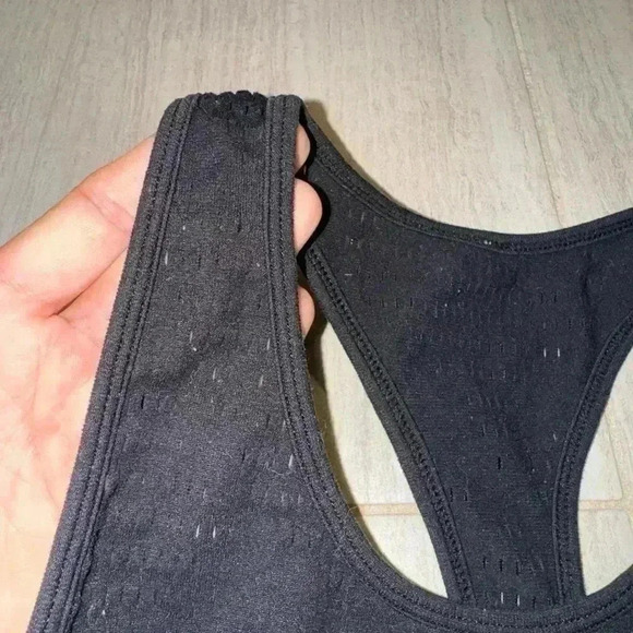 FABLETICS Black Racer Back Tank with Cut out details - Picture 3 of 5